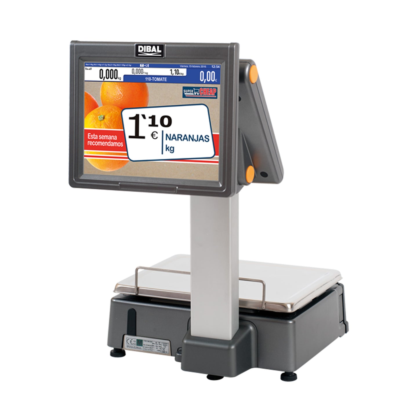 Dibal D-955 DB címkenyomtatós rendszermérleg