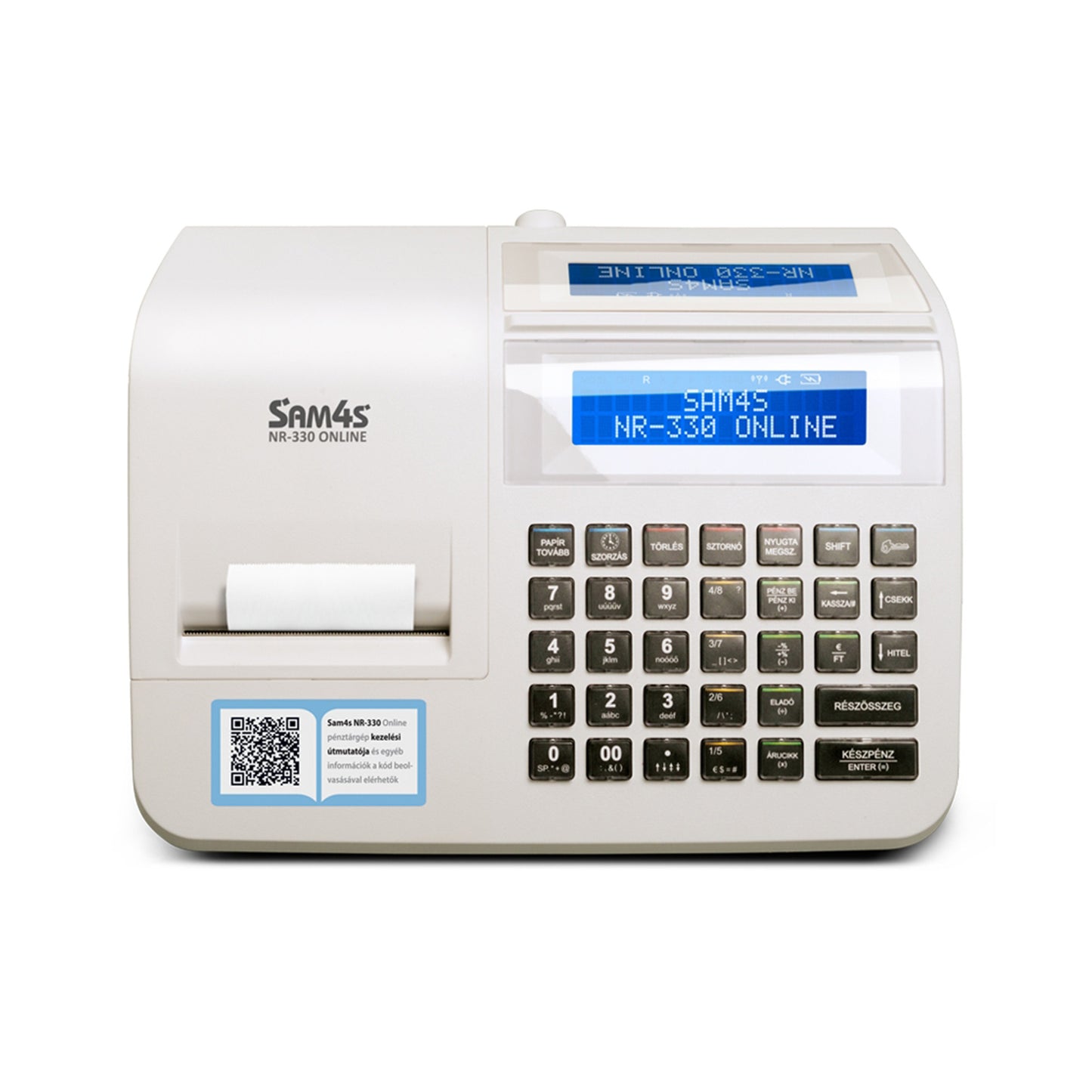 Sam4s NR-330 pénztárgép fehér