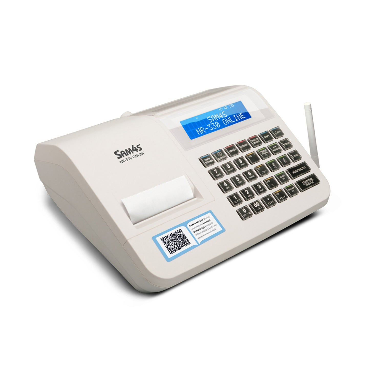Sam4s NR-330 pénztárgép fehér